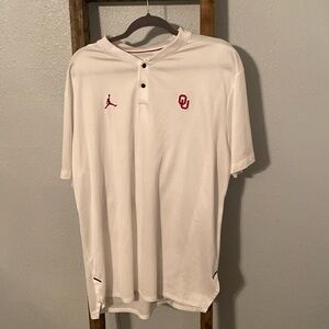 OU Jordan golf shirt